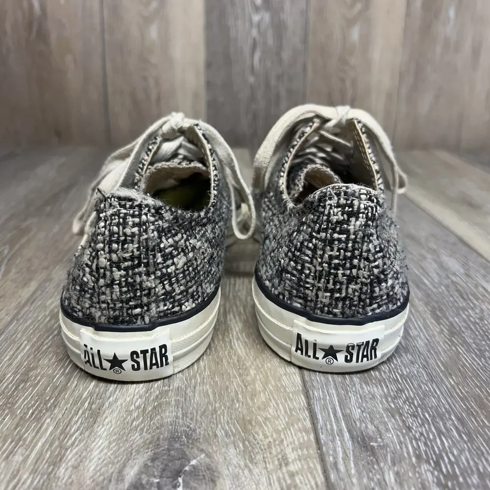 Converse Knit 1V567 All Star Low Top Gray Sneaker Shoes Unisex Size M 9 / W 11